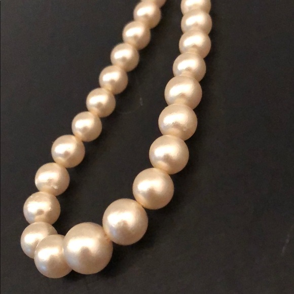 VINTAGE 1950’s RETRO CULTURED PEARL CHOKER - Picture 3 of 14